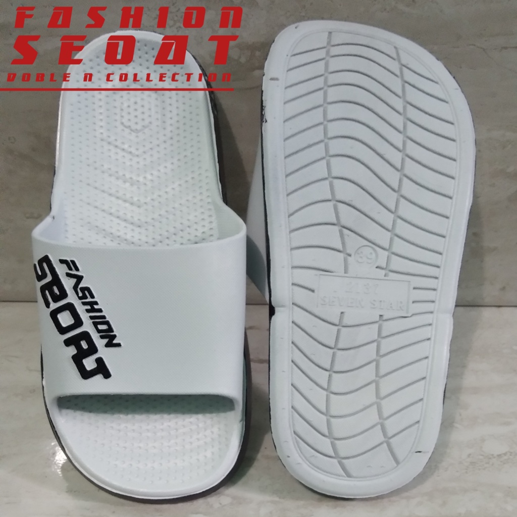 SENDAL VIRAL  SLIP ON FULL KARET FASHION SEOAT TERBARU/SANDAL SLOP  KOKOP FULL KARET SULTAN/ SENDAL KARET PRIA BERKWALITAS