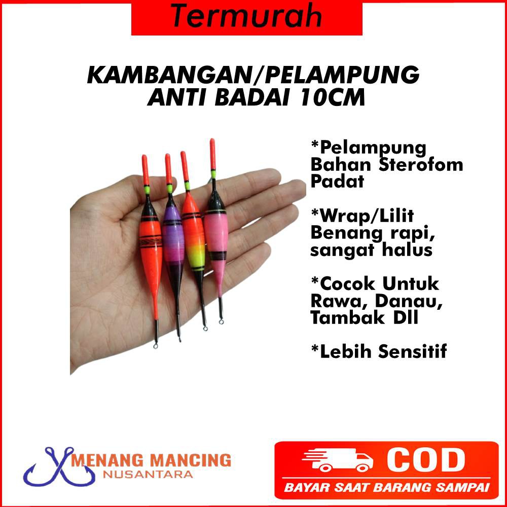 PELAMPUNG ANTI BADAI 10 CM KAMBANGAN ANTI BADAI KAMBANGAN STEROFOM KAMBANGAN HANDMADE LILIT BENANG