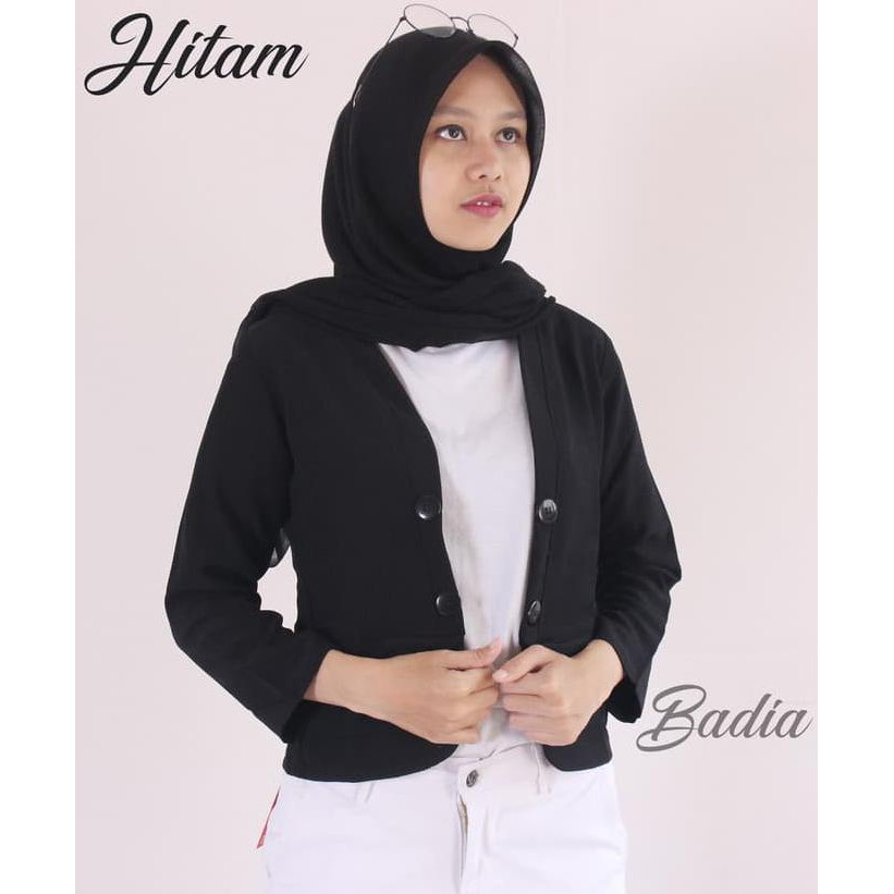 Blazer Kerja Wanita - Blazer Formal Polos - Jas Kantor Wanita Blejer I22 Murah