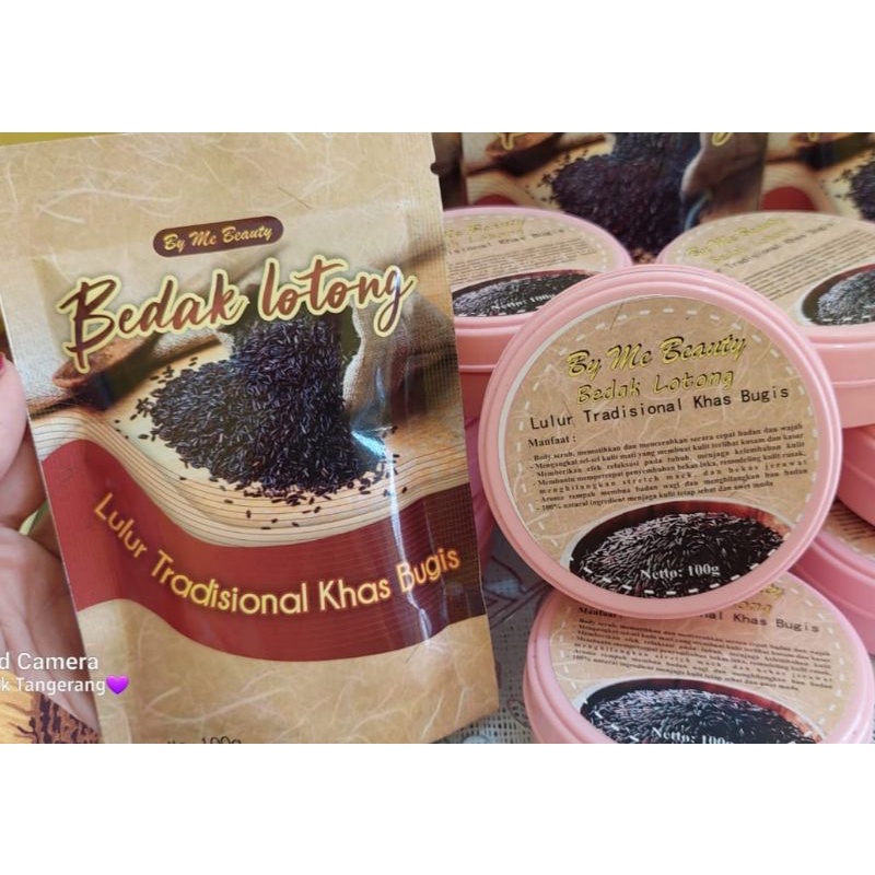 bedak lotong lulur rempah khas bugis