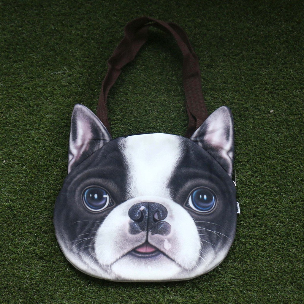 TFAS-03 pitbull dog shoulder bag tas bahu 3D print anjing besar jumbo