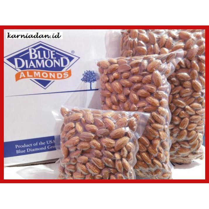 

MAKANAN-RINGAN- ROASTED ALMOND PREMIUM (PANGGANG) KACANG ALMOND BLUE DIAMOND 250GRAM -BERMACAM-