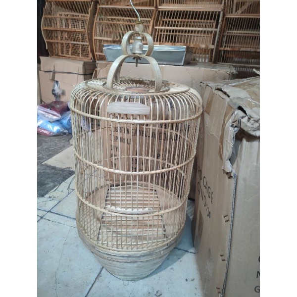 sangkar bulat mentahan ( anis,jalak, perkutut)