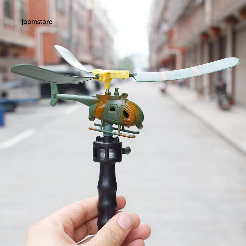 pull cord helicopter toy