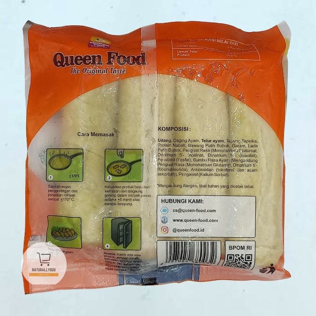 Queen Food Egg Roll Isi 16pcs (350gram)