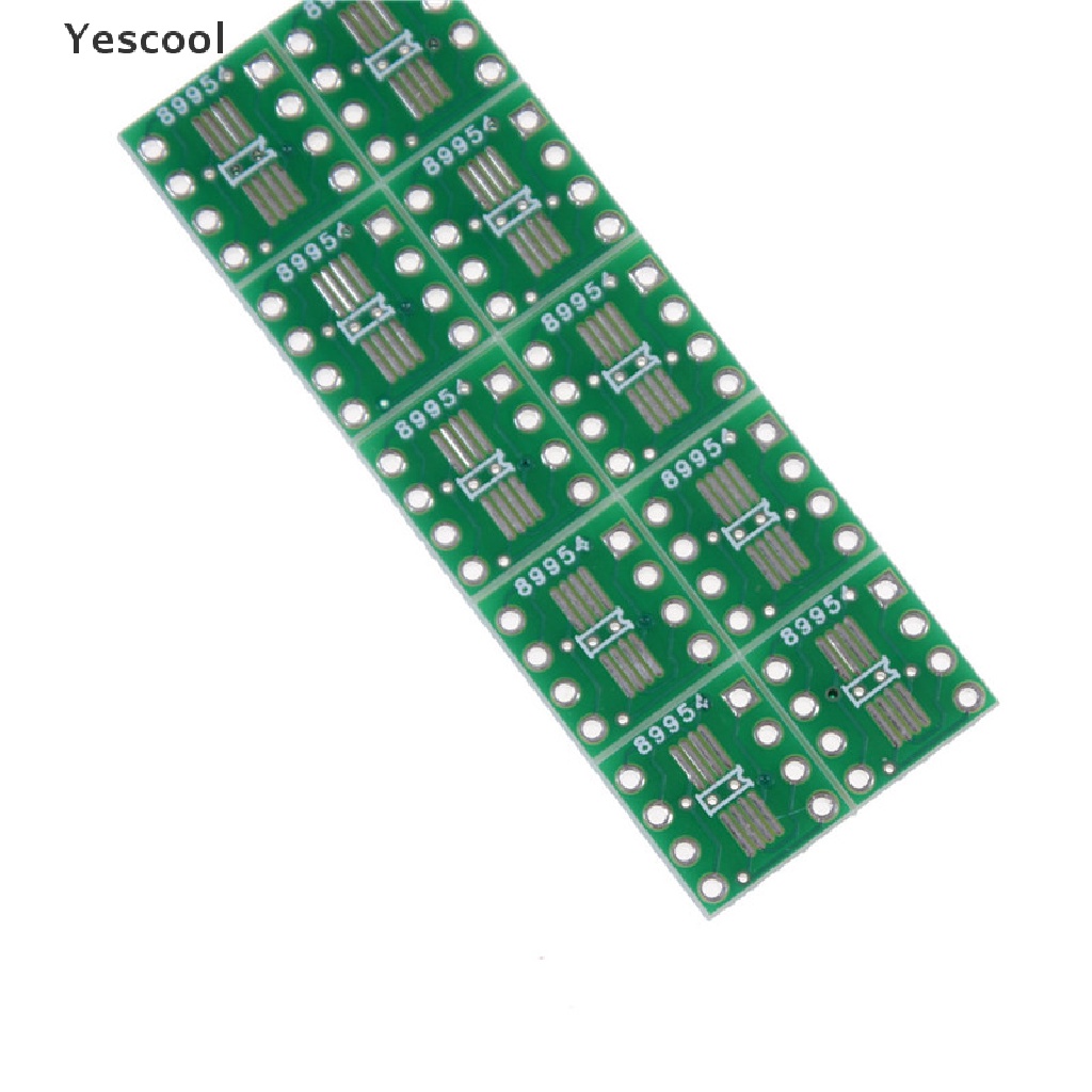 Yescool 10pcs adapter SOP8 SO8 SOIC8 Tsop8 Ke DIP8 Dengan Kepala Pin