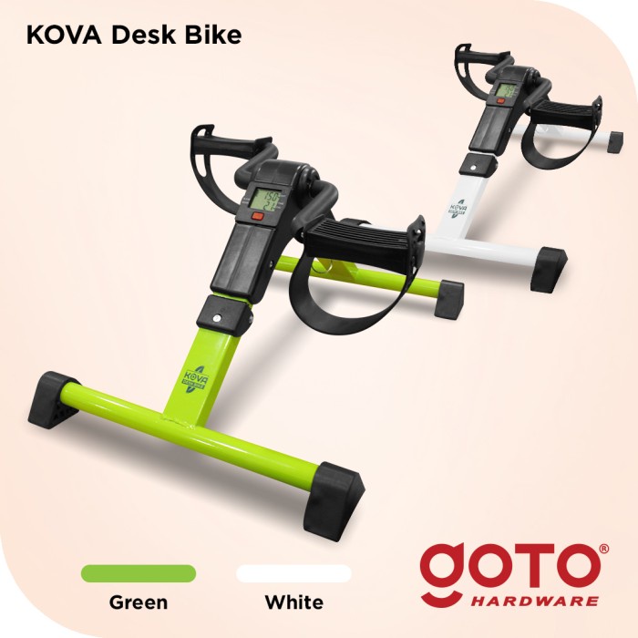 Kova Desk Bike Sepeda Statis Terapi Lutut Kaki Bawah Meja Kerja