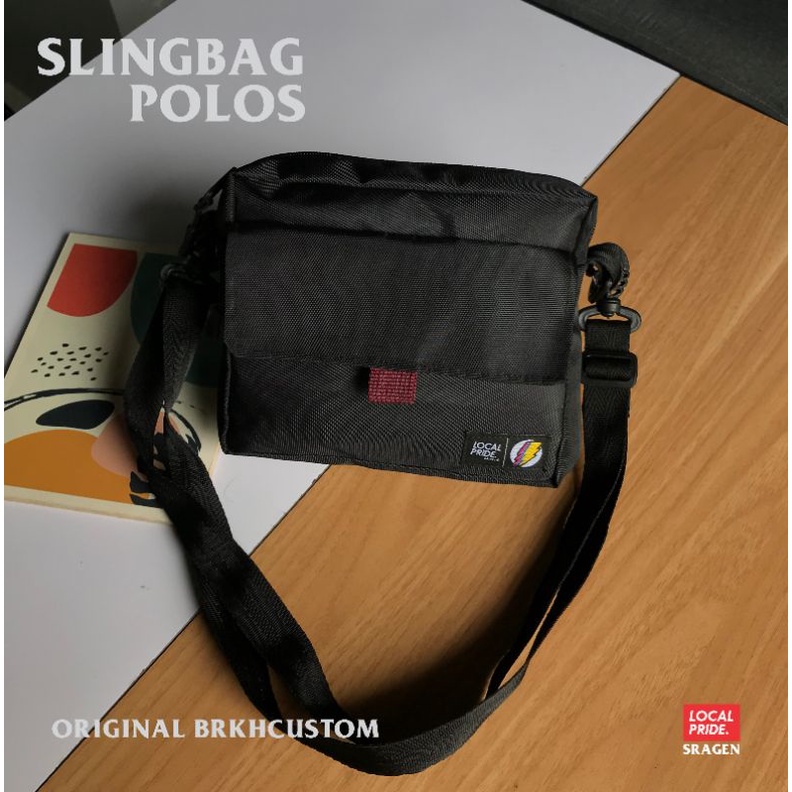 TAS POLOS | TAS SELEMPANG POLOS | TAS BAHU | slingbag polos | pria dan wanita