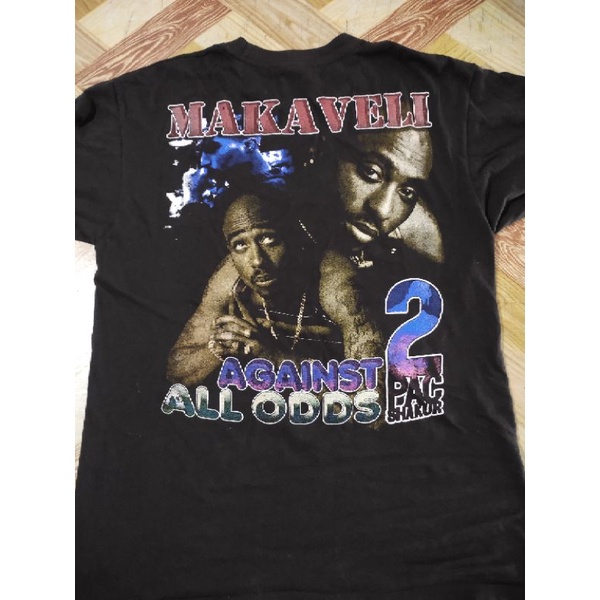 kaos tupac boothleg vintage second
