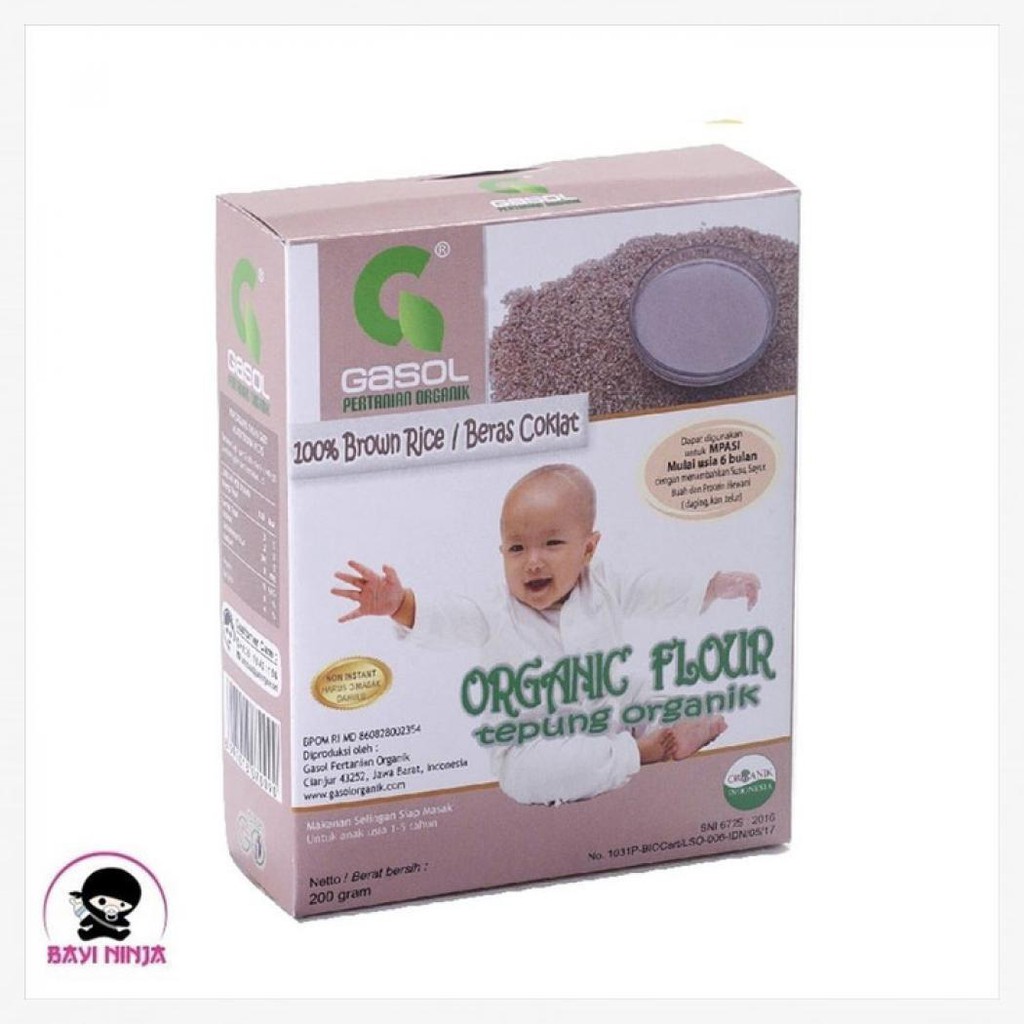 

GASOL ORGANIC TEPUNG BERAS COKLAT ORGANIK 200 G