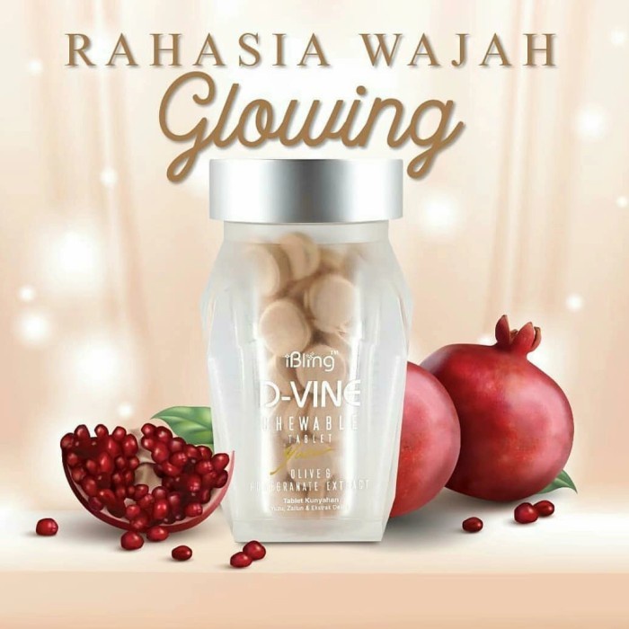 PROMO D-VINE Collagen Candy 60 Glowing - DVINE Kolagen Anti Aging