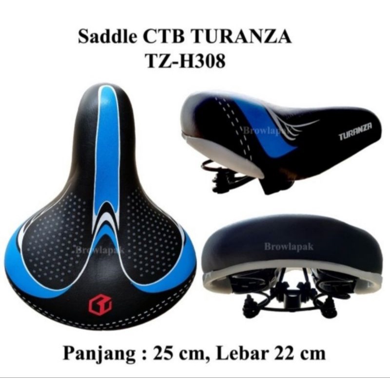 SADEL SEPEDA CTB, MINI, LIPAT TURANZA BY PACIFIC