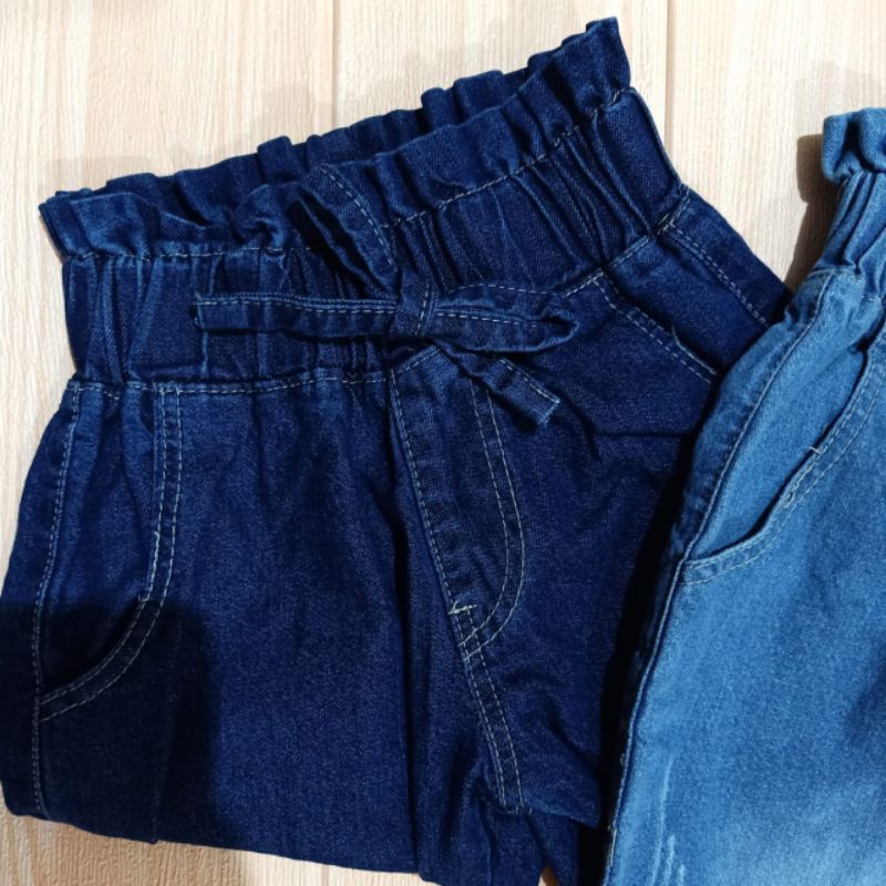 ADARA//Celana Jeans Boyfriend Denim Untuk Anak-Anak Usia 3-8Tahun