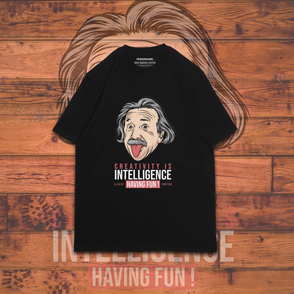 Kaos Einstein Intelligence - Baju Seri Einstein