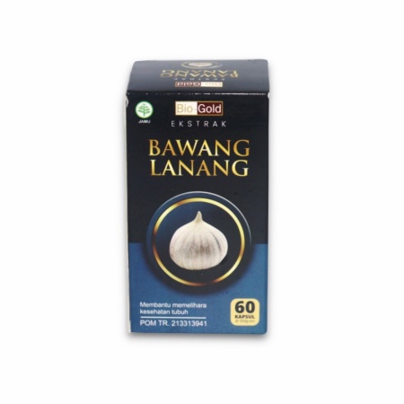 Ekstrak Bawang Lanang BIO GOLD | Kapsul Garlic Tunggal 60 kapsul