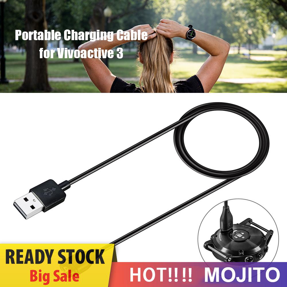 Kabel Charger Usb Panjang 1m Untuk Garmin Fenix 6s 6 5 Plus 5x Vivoactive 3