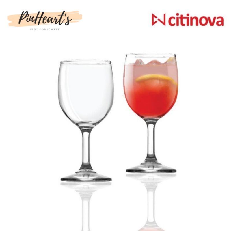 GELAS KACA CITINOVA SPRING 340ML ISI 6PCS | GELAS JUICE | GELAS WINE