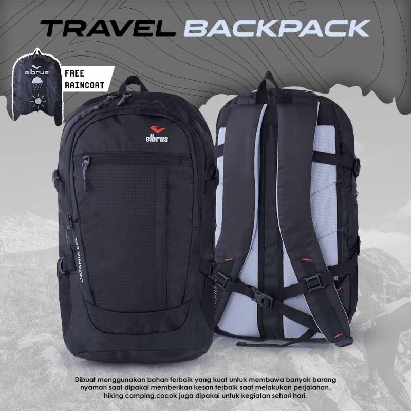 Daypack Tas Ransel Pria Wanita 25 Liter Terbaru | Tas Gendong Kerja Sekolah Kuliah | Tas Backpack Premium | Tas Travelling Outdoor