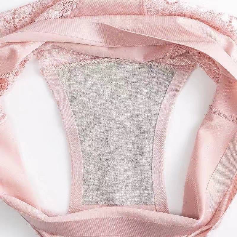 VS - Celana Dalam Renda Brief Seamless Ice Silk Lace Underwear Sexy Panties Wanita Murah C65