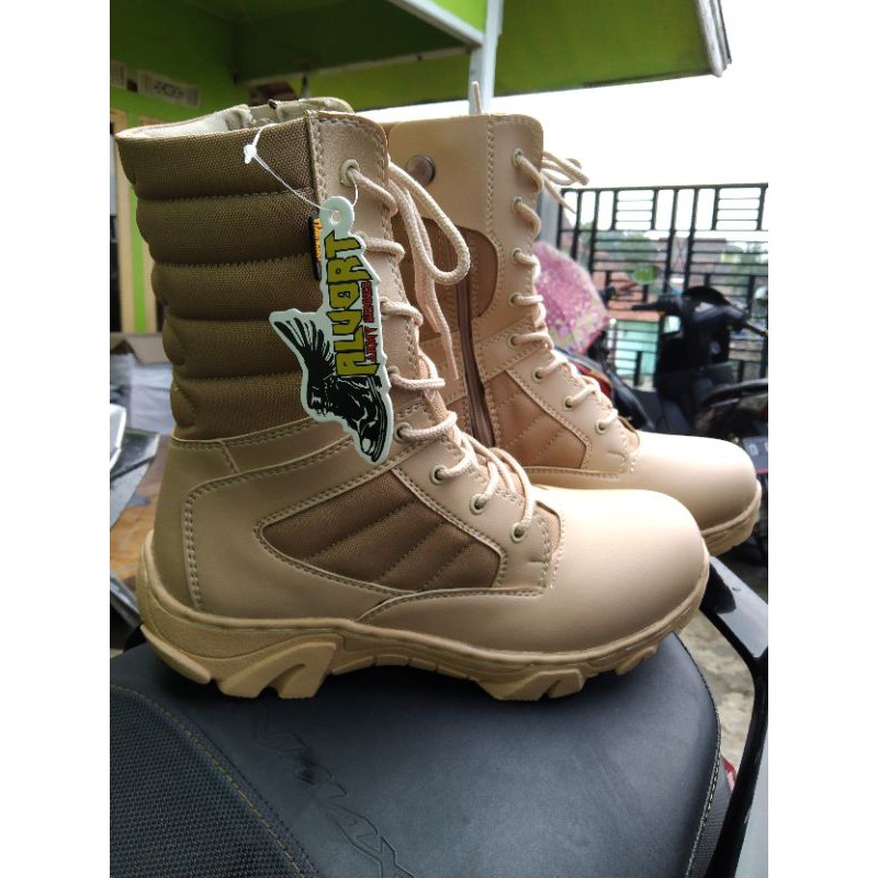 sepatu tni AU merk alvort