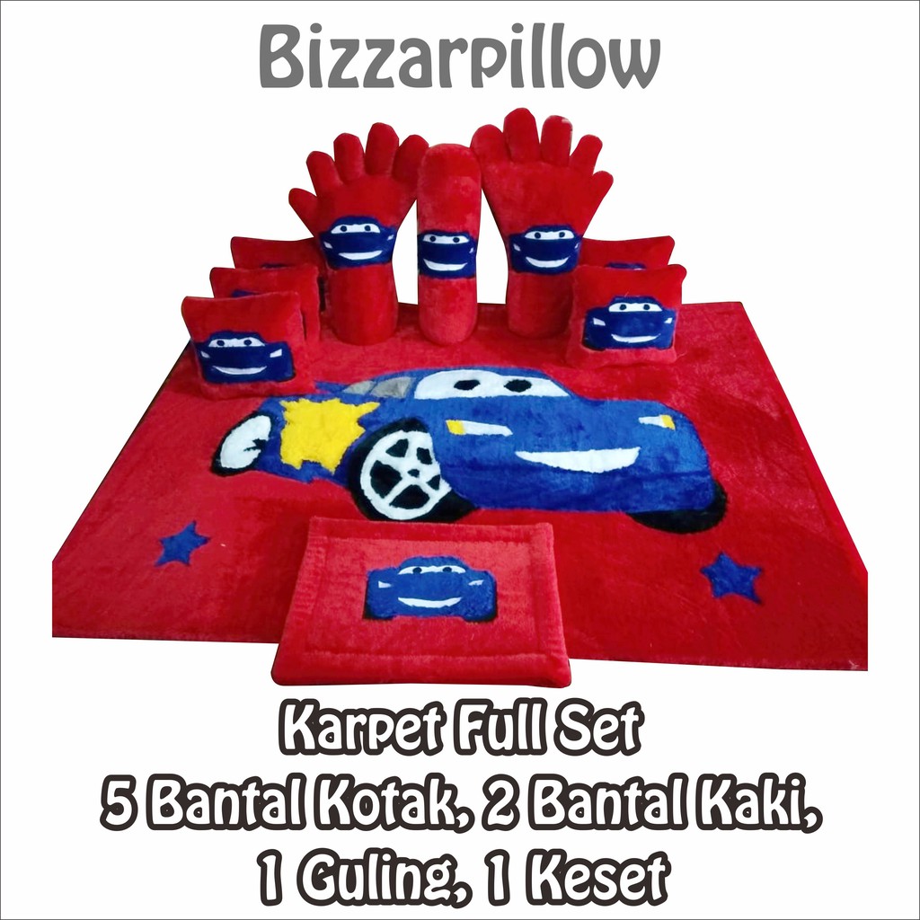 Bizzarpillow Karpet Bulu Rasfur Full Set 200 x 150 x 5 cm BZ290