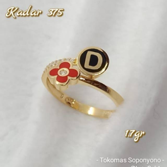 CINCIN HIAS HURUF D KADAR 375-8K