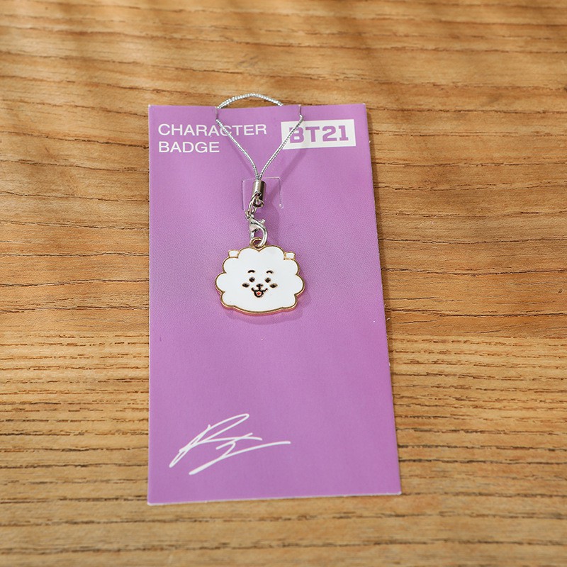 Gantungan Kunci Desain Bts Bt21 Untuk Ponsel