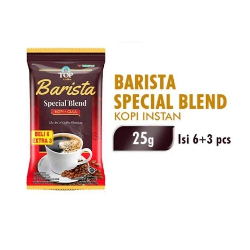 

kopi Top Coffe Barista Spesial Blend (isi 6+3) x 25grm