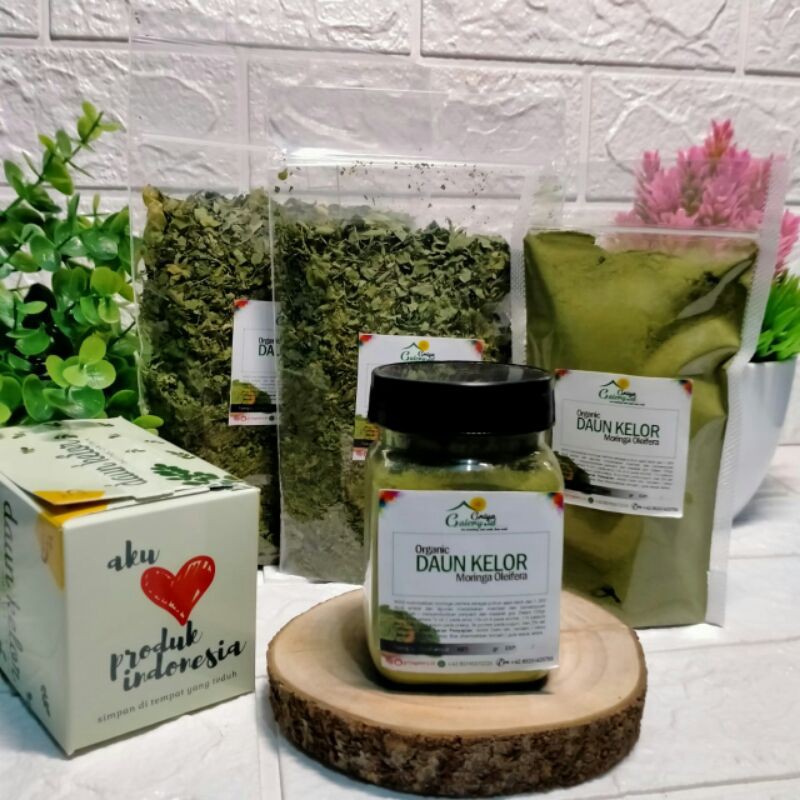 

Organik Teh Daun Kelor / Organic Moringa Oleifera Tea seduh serbuk HF