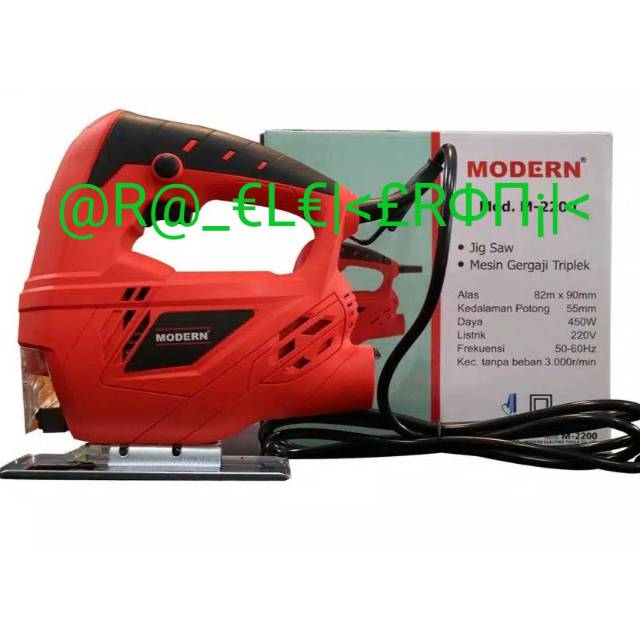 Mesin Jigsaw Modern M 2200 (u/ Triplek)
DENGAN VARIABLE SPEED