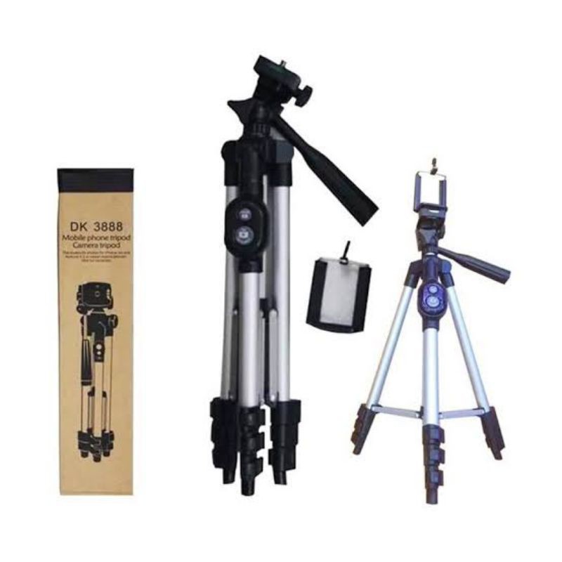 TRIPOD PLUS HOLDER U UNTUK SEMUA JENIS HP DAN KAMERA TINGGI MAX 1M