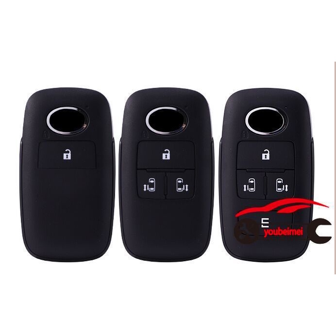 Casing Kunci remote Mobil Toyota raize AVANZA VELOZ XENIA TSS 2022 Bahan Kulit Pu + PC Transparan + Gantungan Kunci 360 °