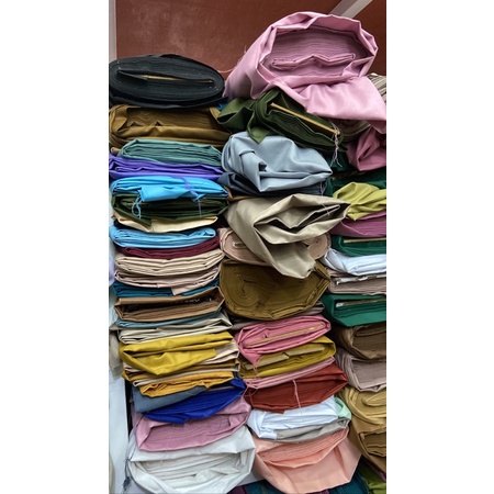 kain katun toyobo polos meteran