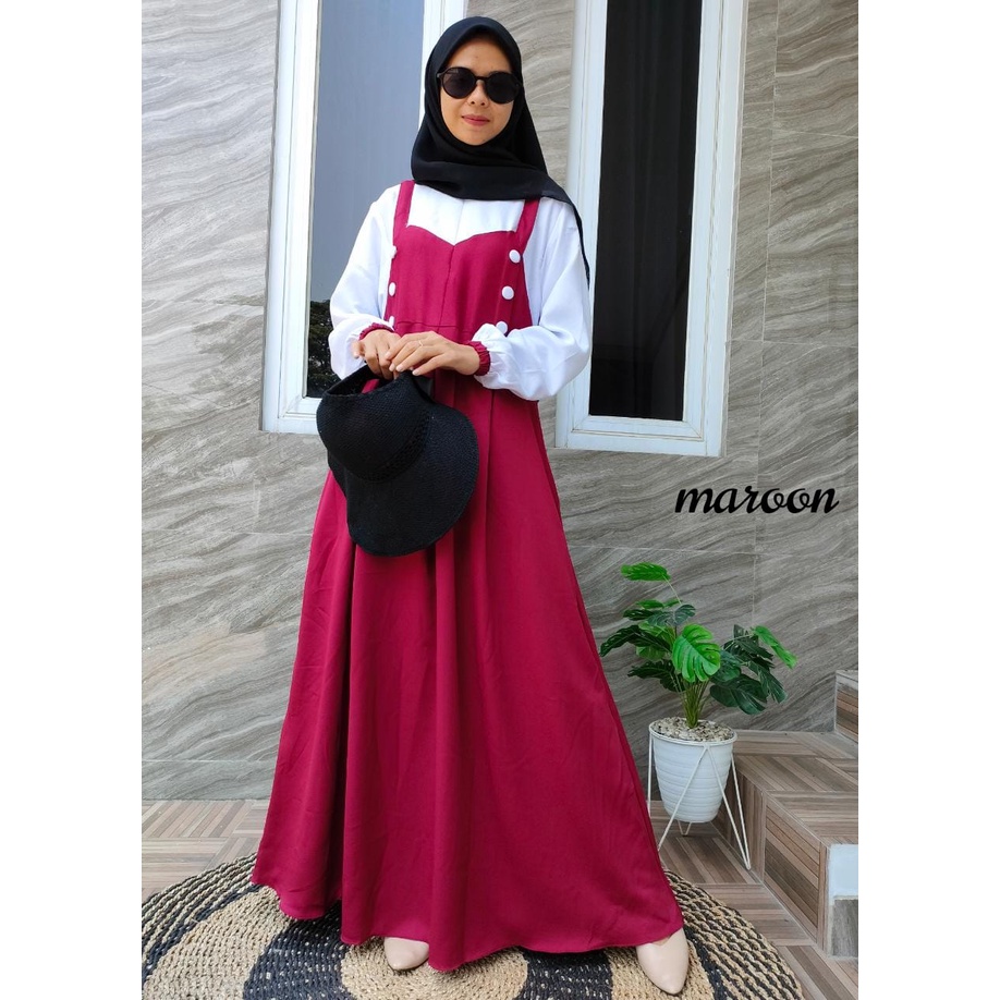 Gamis Elma Overall Ity Crepe / Gamis Ity Crepe Premium