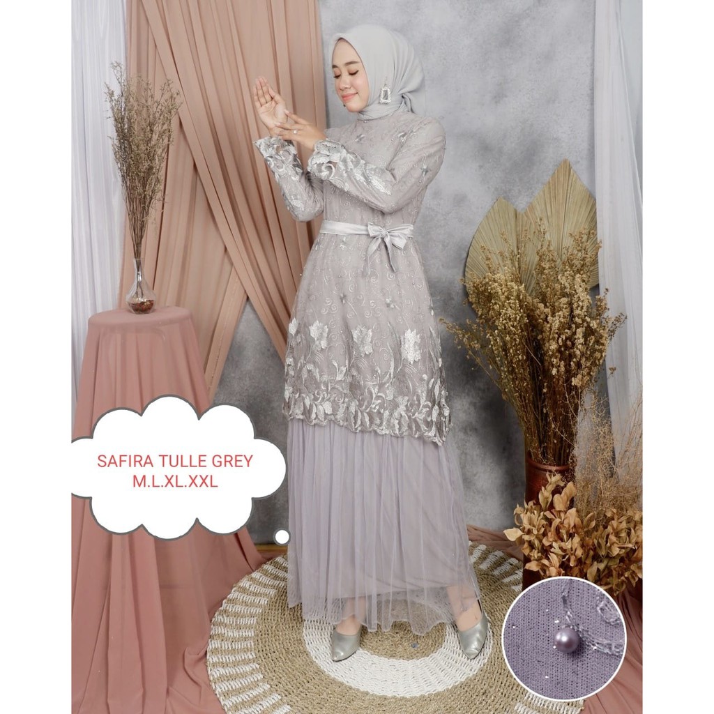 [ BEST SELLER ] Gamis Safira mix Brukat JUMBO XXXXXXL / BAJU DEWASA MURAH TERBARU 2022 / Gamis Kondangan / Gamis Bridesmaid