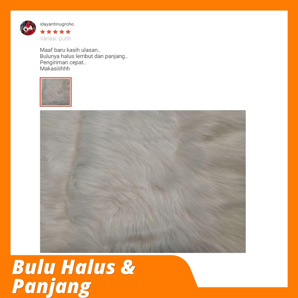 Karpet Bulu Korea Kamar Tidur 75x100cm Murah Bahan Halus &amp; Lembut Tidak Mudah Rontok Dekorasi Cantik