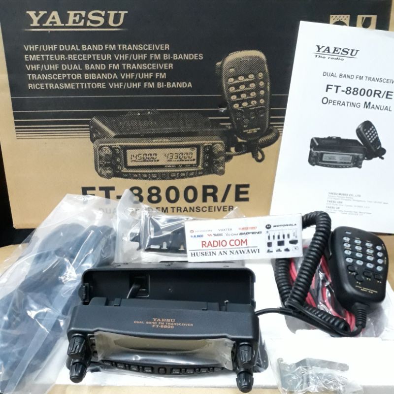 RADIO RIG YAESU FT8800 DUALBAND MURAH ORI RADIO MOBIL BASE STATION YAESU FT-8800 DUALBAND ORIGINAL