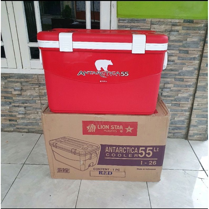 Cooler Box Es Antartica Lion Star 55 Liter / Cool Box Minuman / Kotak Pendingin Makanan