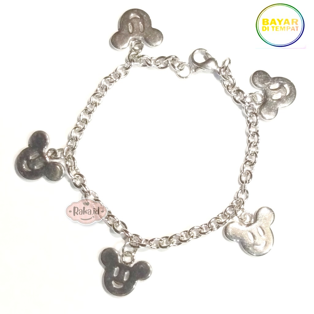 Raka Acc - Gelang Tangan Gelang Wanita Mickey Kupu Kupu Besar Perhiasan Wanita Menawan 399 400