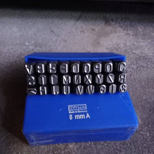

Best Seller MASUS Germany Huruf dan Angka 8 Mm Stamp Punch Letter A - Z dan 0 - 9