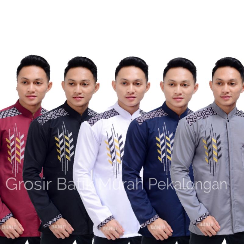 Baju Koko Pria Lengan Panjang Muslim | baju Koko bordir kombinasi | Baju Koko pria lengan panjang | baju Koko terbaru 2024 | baju Koko pria dewasa | baju Koko batik hilwa | baju Koko Al Khalis | baju Koko ashaki | baju Koko lengan panjang pria bordir