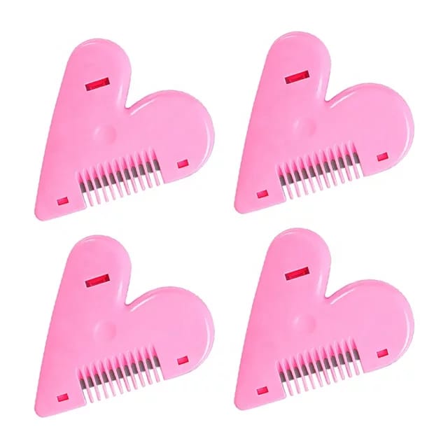 Sisir Potong Poni Anak / Cutter Sisir Simple Bentuk Hati