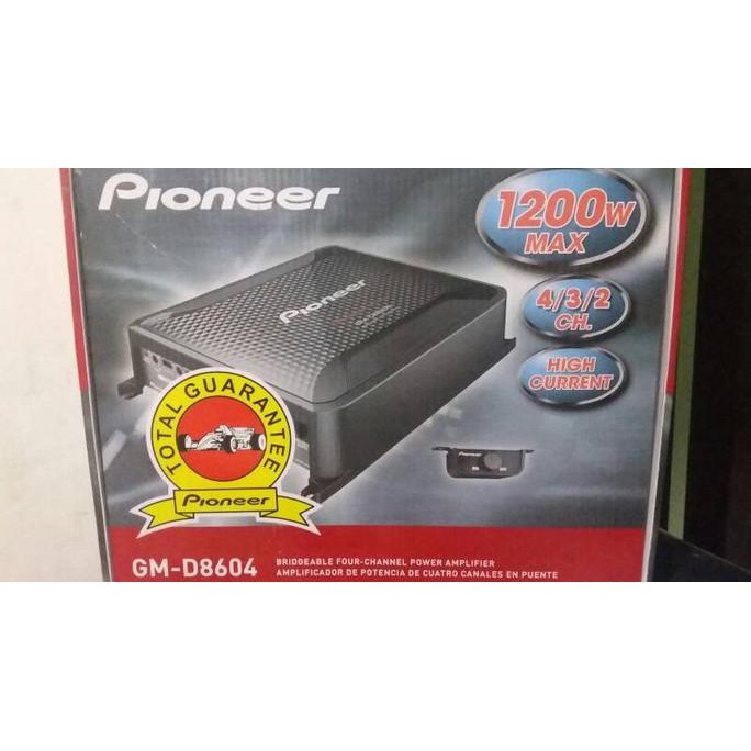 READY Pioneer GM 8604 power amplifier 4 channel