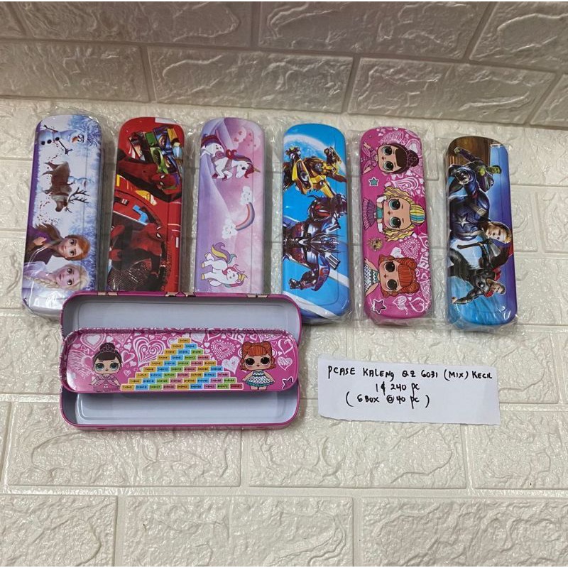 

tempat pensil case kaleng