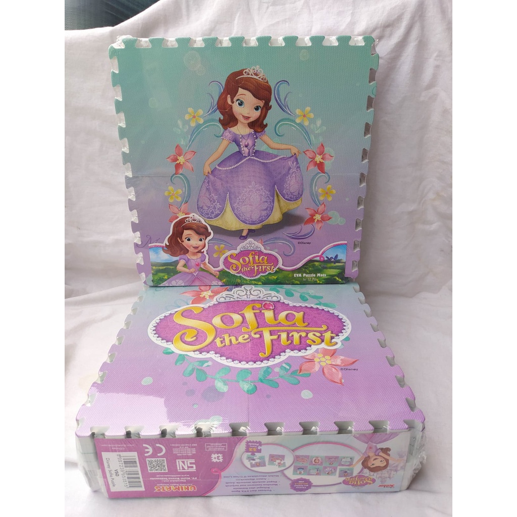 Puzzle Matras EVAMAT TAYO THOMAS BARBIE Ukuran 30x30 Alas Lantai Serbaguna Playmat Bayi Aksesoris