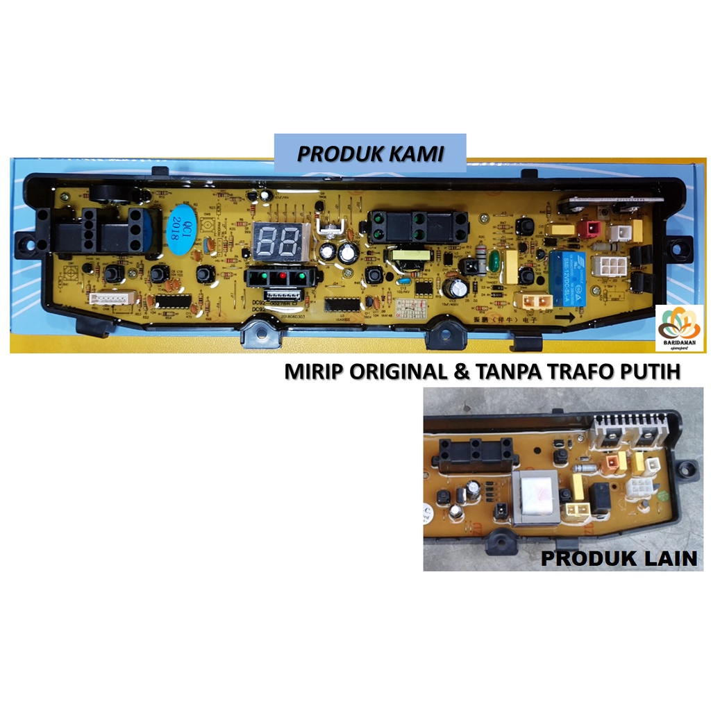 MODUL PCB Mesin Cuci SAMSUNG WA90F4 WA90V4 WA80V4 WA70V4 WA60V4 WA85W9