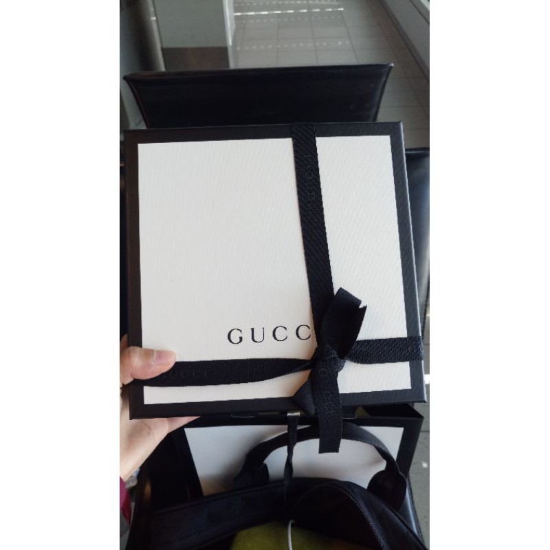 Box Original Gucci & Dust Bag 19 cm x 19 cm