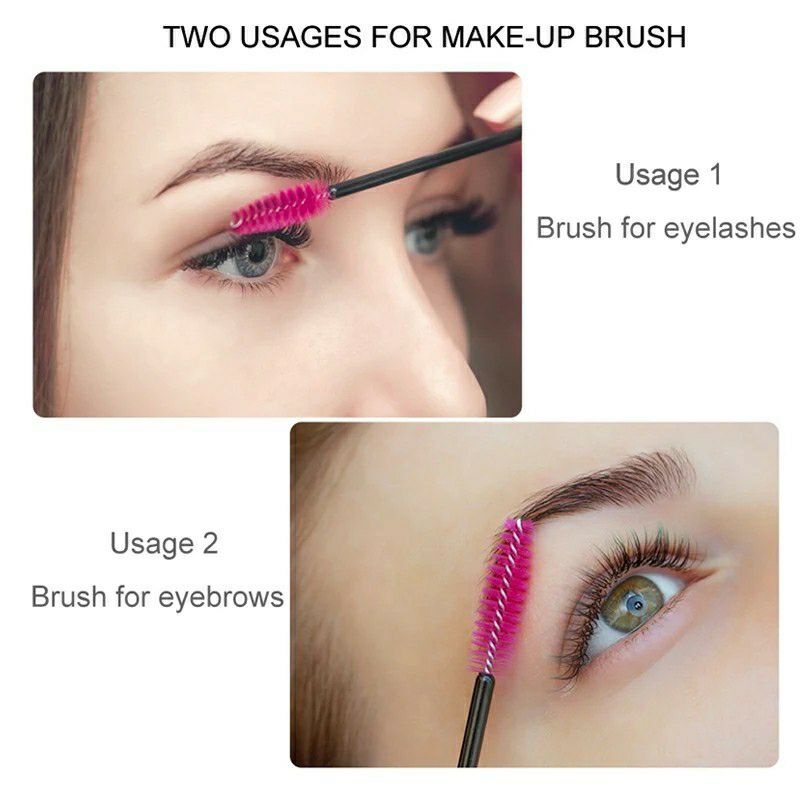 Sisir Bulu Mata Alos Mascara Wand Sisir Kuas Sikat Eyelash Extention Bulu Mata Spoolers