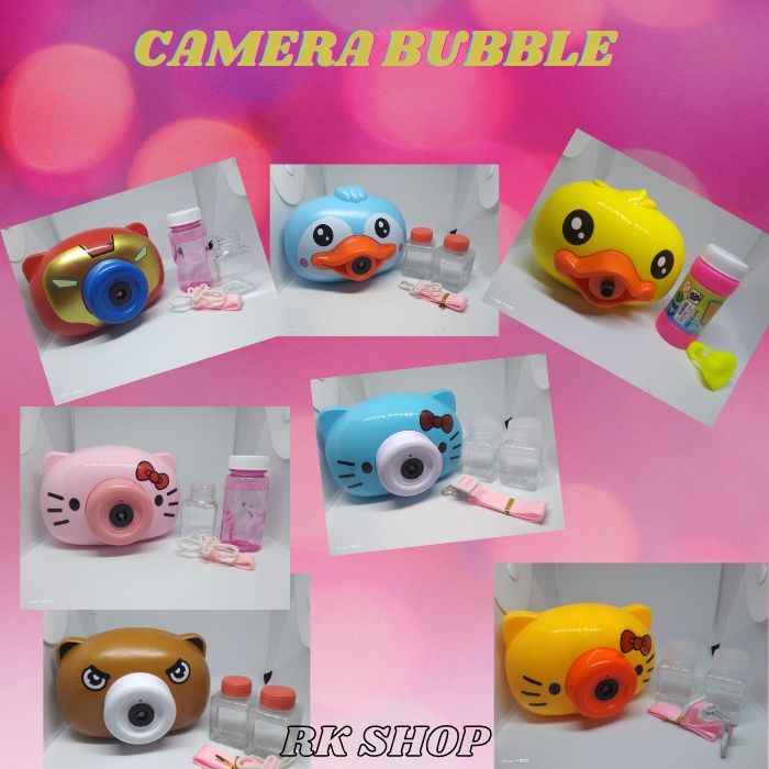 Kamera Bubble Mainan Bubble Camera Mainan Gelembung Elektrik