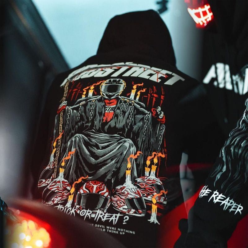 HODIE PROSTREET THE REAPER HALLOWEEN EDITION NIGHT RIDER  / SWEATER HODIE MOTOR PROSTREET